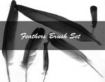 Feather Brush Set by Kittyd-Stock