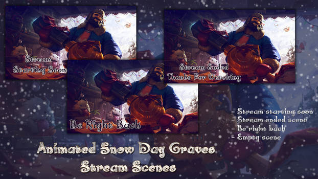 SNOW DAY GRAVES TWITCH SCENE