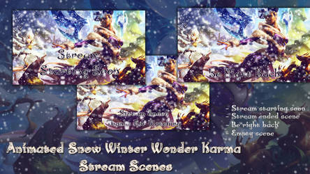 WINTER WONDER KARMA TWITCH SCENE