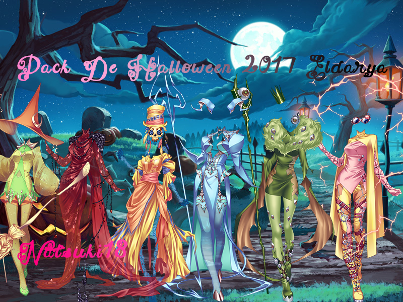 Pack De Halloween 2017 Eldarya Natsuki18 By Nasuki18 On Deviantart