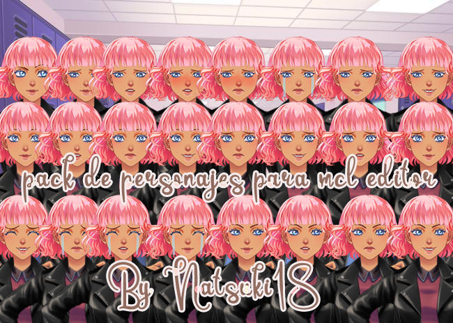 pack de personajes para mcl editor By Natsuki18 by nasuki18 on DeviantArt