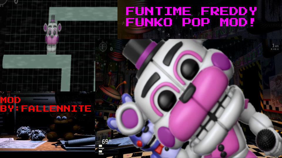 fnaf funko pop funtime freddy