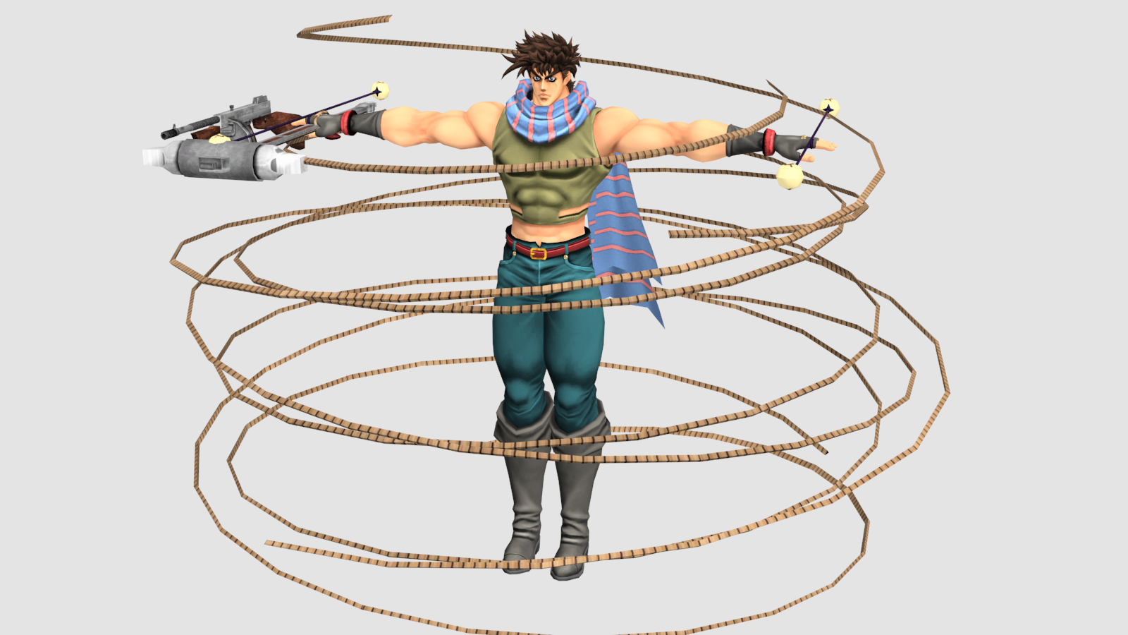 MMD] Model dl - Joseph Joestar (+Joseph's stuff) by Zarnikei on