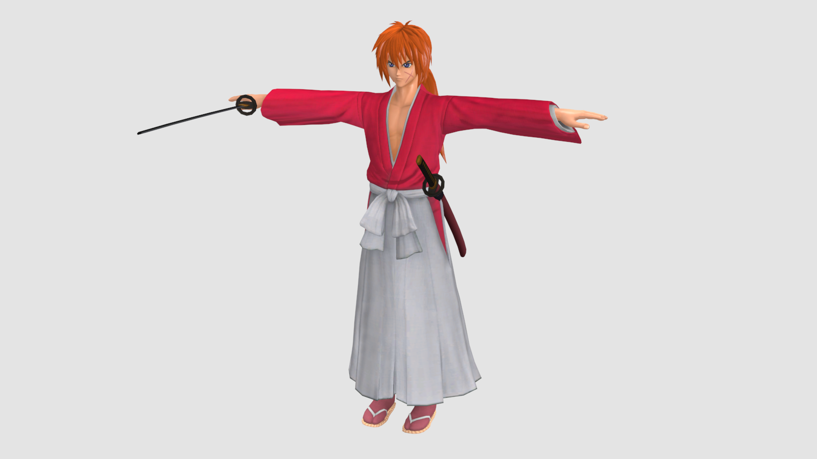 Kenshin Himura - Rigged by JosouKitsune on DeviantArt