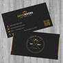 FREE Black Retro Business Card template