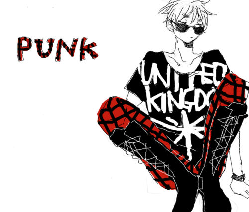 Punk!England x Punk!Reader Wingman by LoveforThingsShiny on DeviantArt