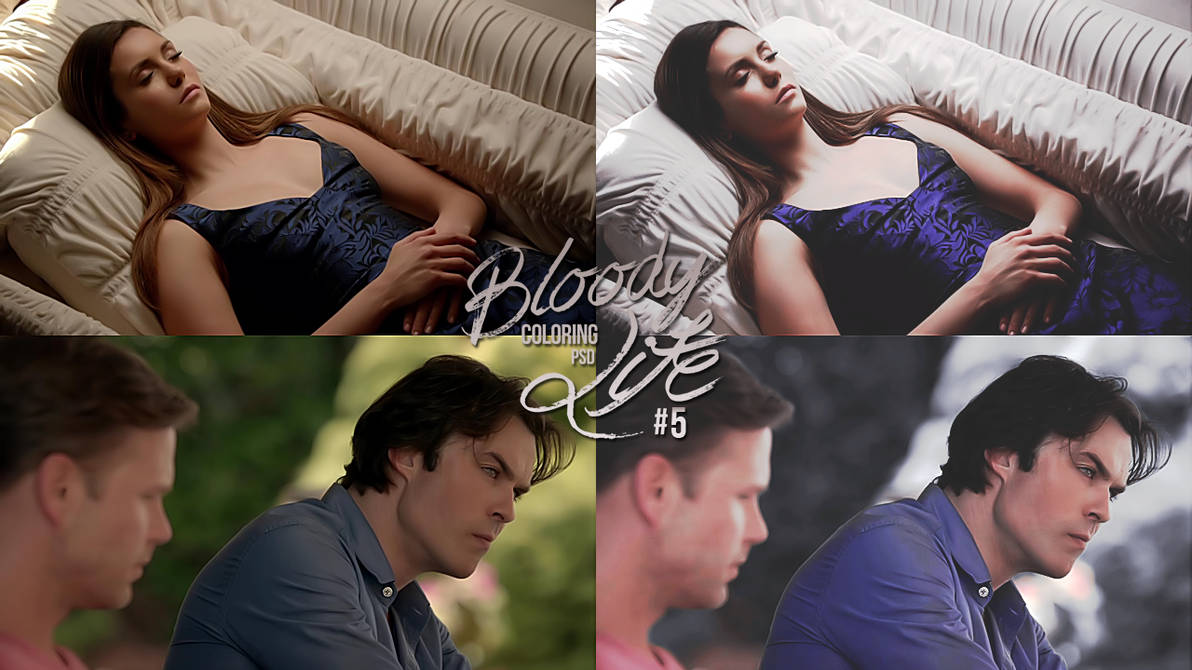 PSD Coloring #5 - The Vampire Diaries by justbloodylife on DeviantArt