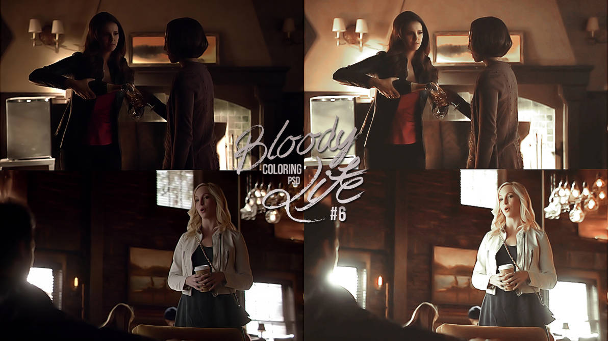 PSD Coloring #6 - The Vampire Diaries by justbloodylife on DeviantArt