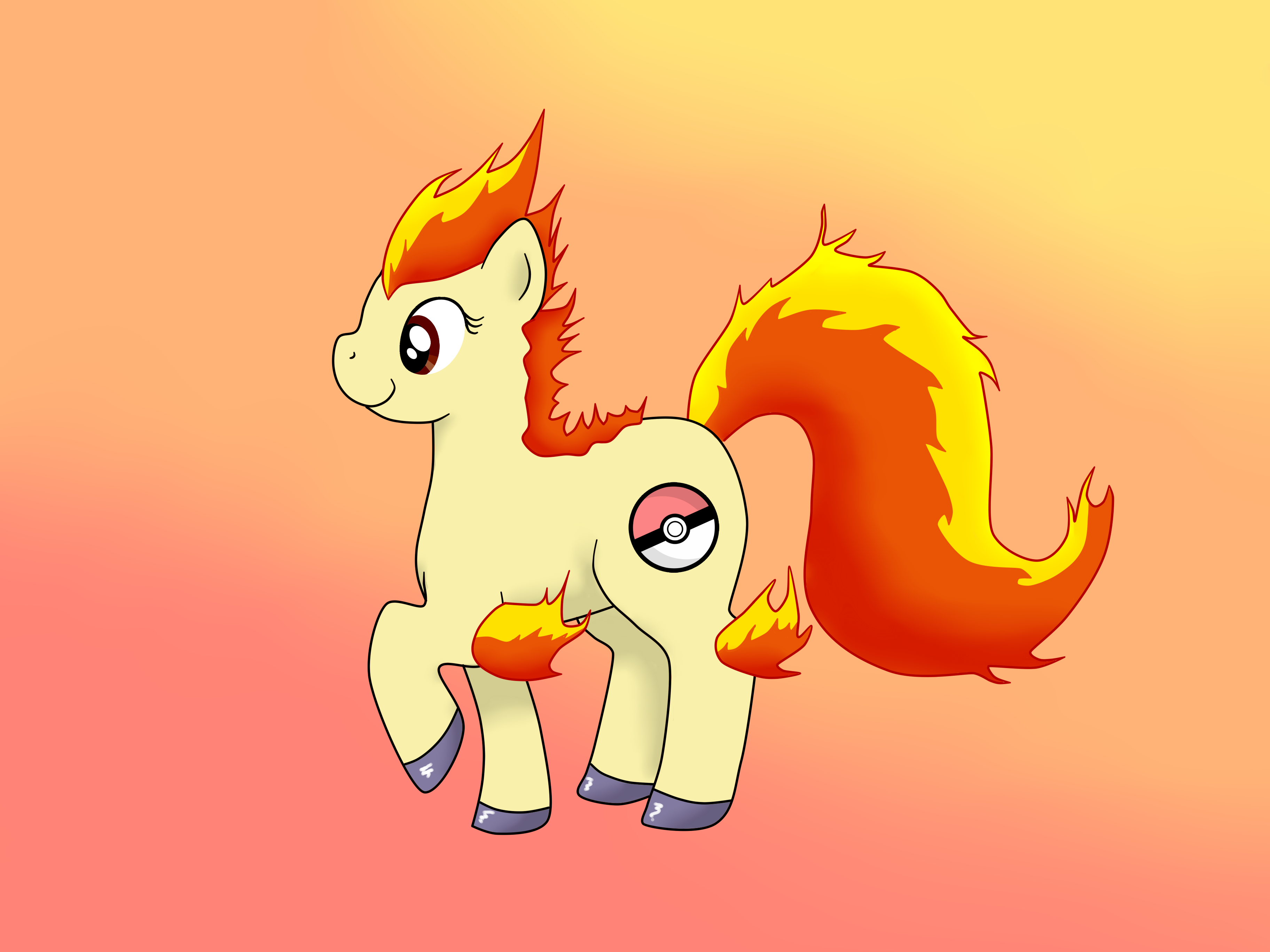 My little ponyta by mychemforever on DeviantArt