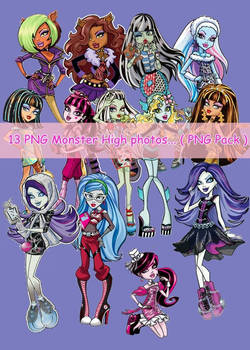 Monster High PNG pack MiaMH25 with MilicaMHpng