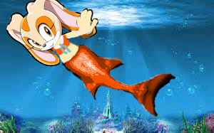Mermaid Cream Rabbit by Taylorann23 on DeviantArt