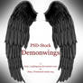Demon Wings - PSD STOCK