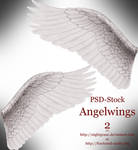 Angelswings 2 - PSD Stock by nightgraue