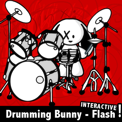 Jinx - Drumming Bunny R.B.W.