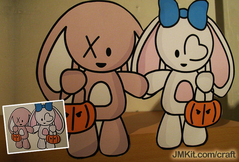 Jinx + Minx Halloween Wall Art by JinxBunny on DeviantArt