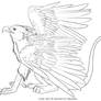 Free Griffin Lineart
