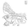 Griffin Lineart Template