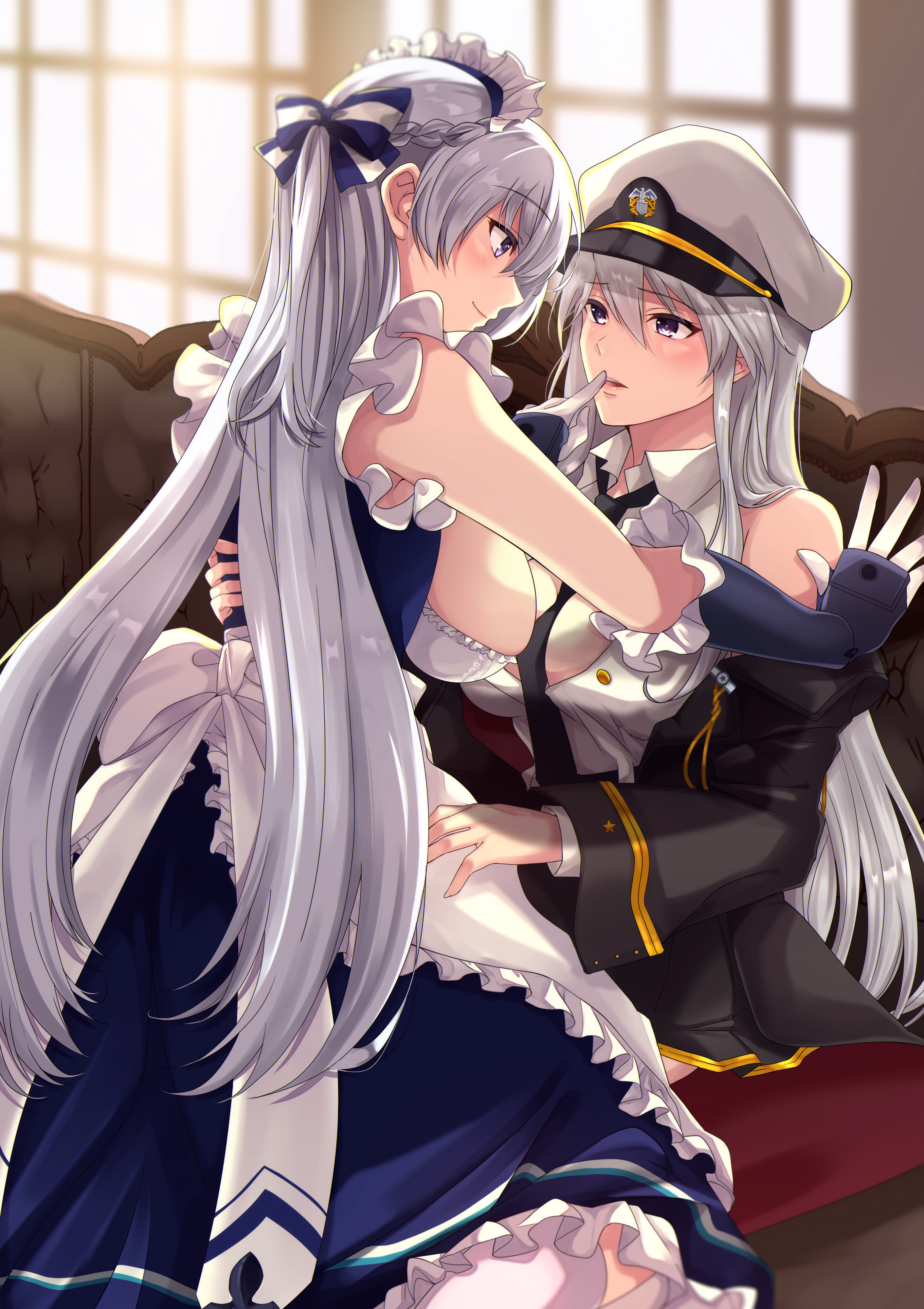 Admiral x Maid Yuri TG Commission by Jindujun93