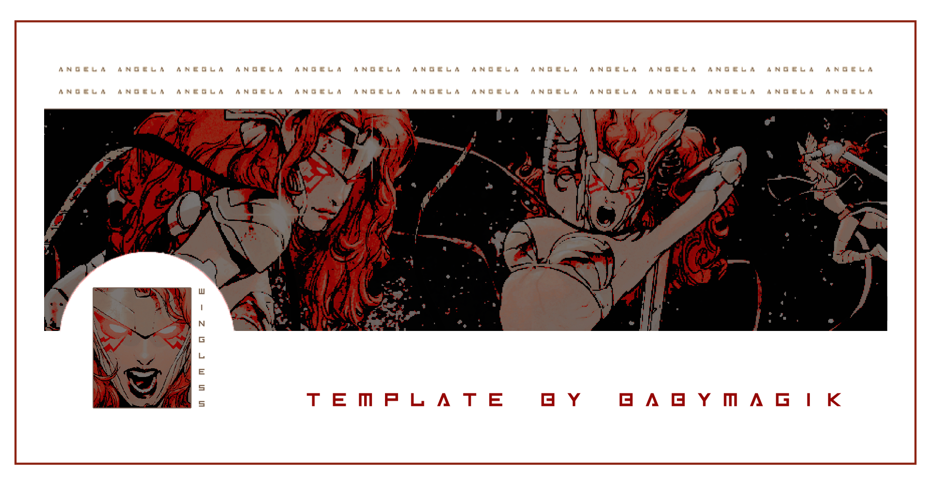 TEMPLATE PACK : ANGELA by babymagik on DeviantArt