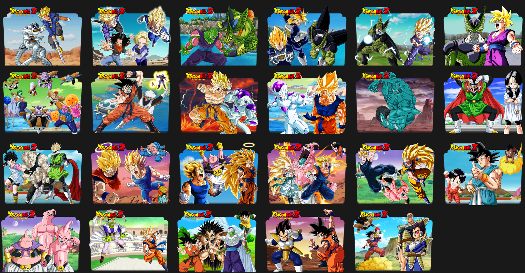 Dragon Ball Z Cell Saga Arc 4 Folder Icon by ShaolongSan on DeviantArt