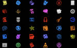 Neon OSX icons