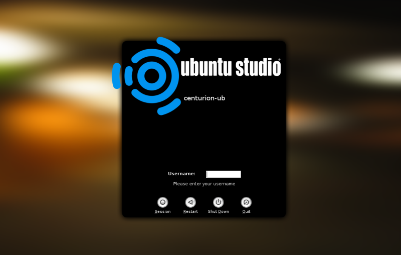 UbuntuStudio GDM