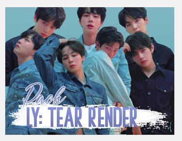 RENDERS BTS LY: TEAR CONCEPT PHOTO R VERSION