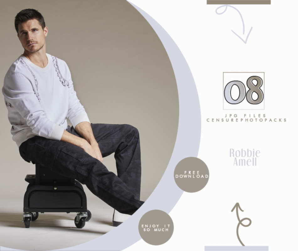 Photopack 10007 . Robbie Amell by censurephotopacks on DeviantArt