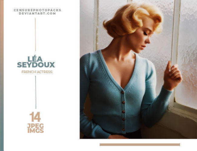 Photopack 13877 : Lea Seydoux by censurephotopacks on DeviantArt