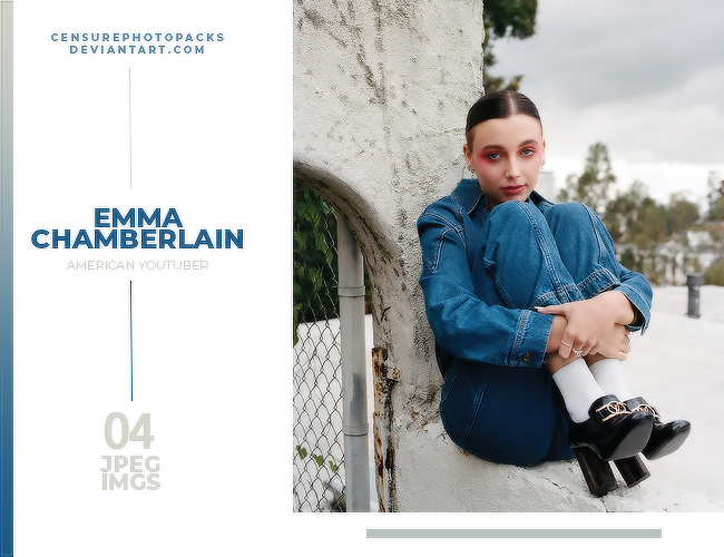 Photopack 14319 : Emma Chamberlain by censurephotopacks on DeviantArt