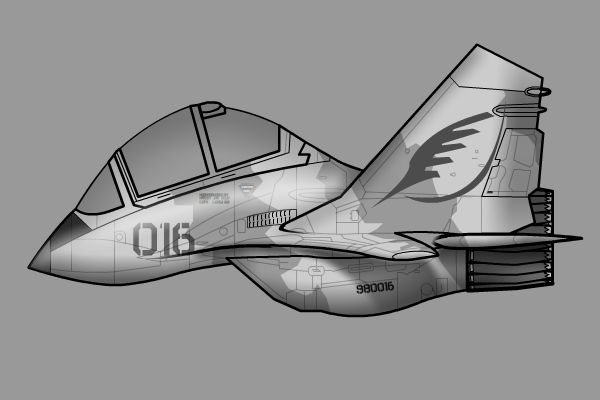 MIG-29UBT Fulcrum-B