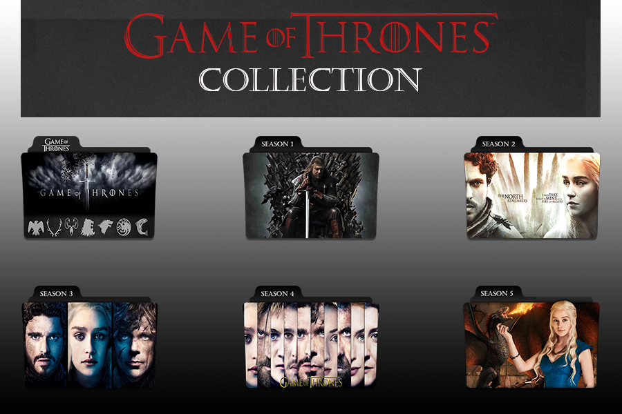 Games Of Thrones Folders, Game Of Thrones Season folder icon