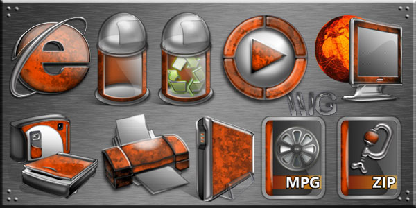 Amber IconPackager