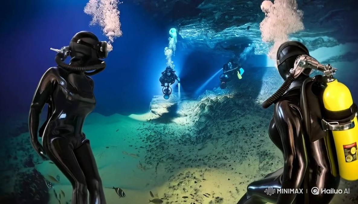 Cave diving with male buddies by @glacier777 by emperor-fetishfan1 on ...