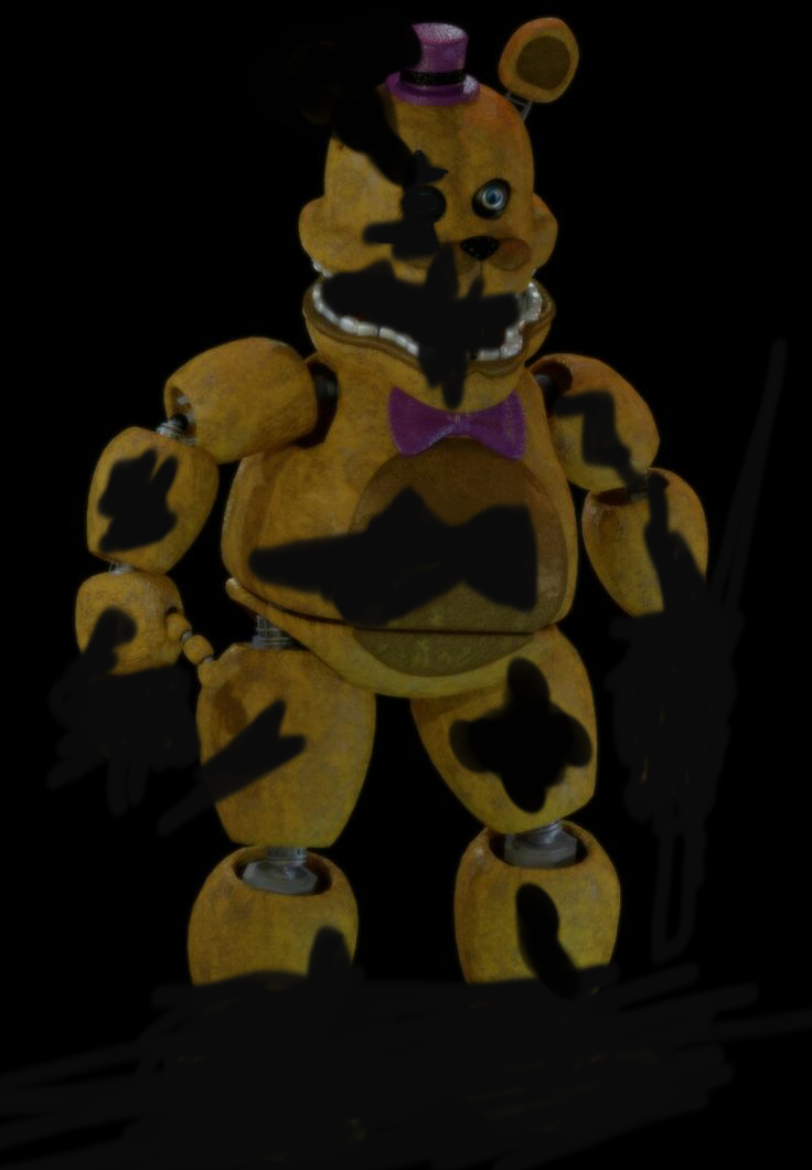 Withered fredbear by TheARTK1D on DeviantArt
