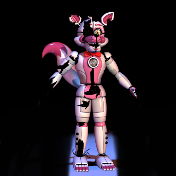withered funtime foxy by TheARTK1D on DeviantArt