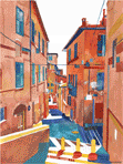 Siena watercolor looping by takmaj