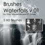 Shades Waterfalls v.01 HD Photoshop brushes
