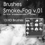 Shades SmokeFog v.01 HD Photoshop Brushes