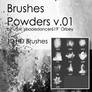 Shades Powders v.01 HD Photoshop Brushes