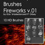 Shades FireWorks v.01 HD Photoshop Brushes
