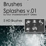 Shades Splashes v.01 HD Photoshop Brushes