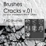 Shades Cracks v.01 HD Photoshop Brushes