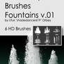 Shades Fountains v.01 HD Photoshop Brushes