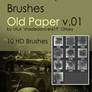 Shades Old Paper v.01 HD Photoshop Brushes