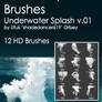 Shades Underwater Splash v.01 HD Photoshop Brushes