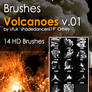 Shades Volcanoes v.01 HD Photoshop Brushes
