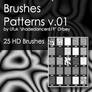 Shades Patterns v.01 HD Photoshop Brushes