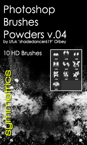 Shades Powders v.04 HD Photoshop Brushes