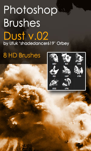 Shades Dust v.02 HD Photoshop Brushes